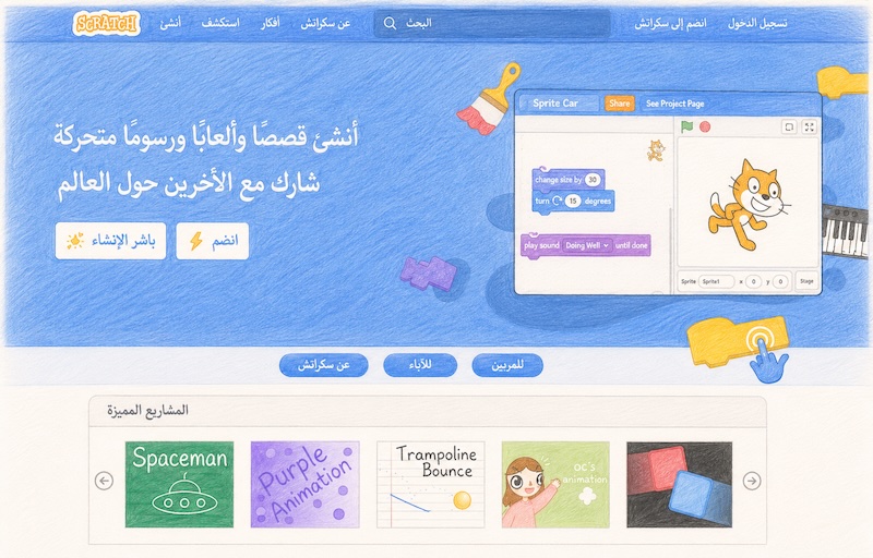 لماذا سكراتش بالعربية؟